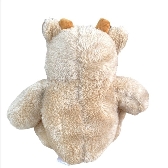 Silver One tan hippo plush - Picture 2 of 3